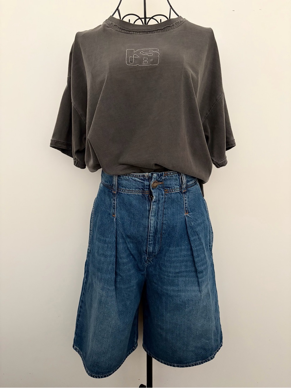 Pinko Bubolare Bermuda Denim Shorts